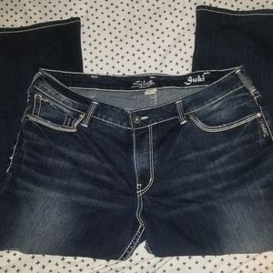 Silver brand capri Jean's size 20